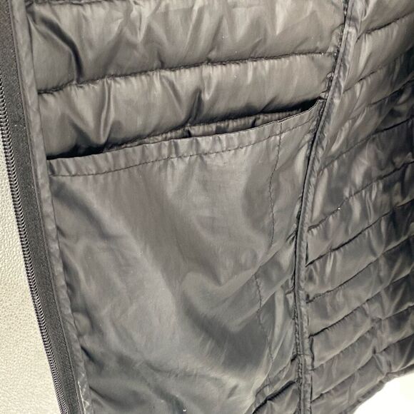 Old Navy Puffer‎ Coat Polyester Filled Black Large * Flaw - Picture 10 of 15